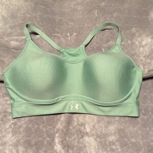 Under Armour Light Mint Supportive Sports Bra